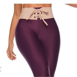 Let's Gym Purple Disruptive Leggings